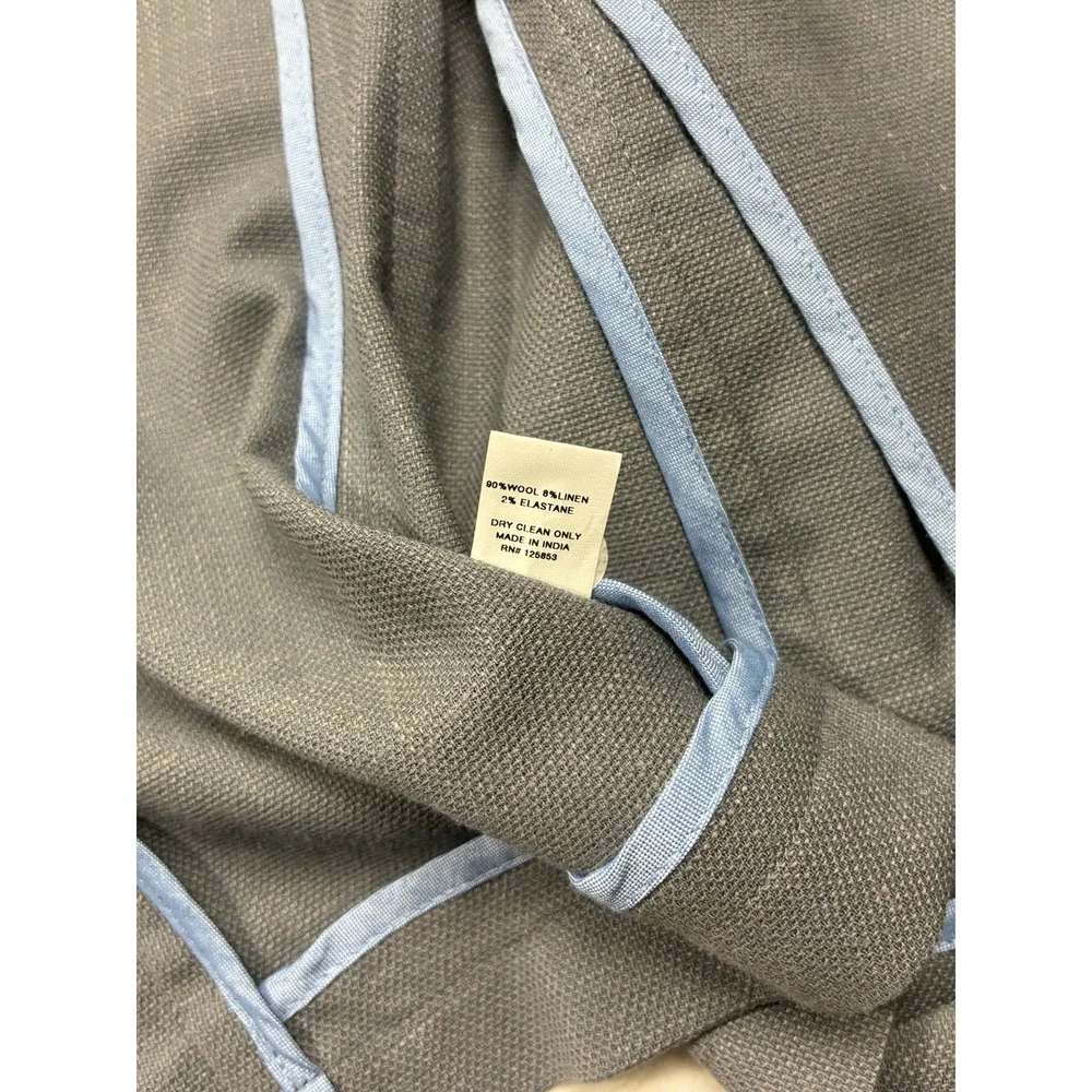 Taylor Stitch Size 36 Gray Wool Linen Unstructured Mens Blazer Jacket Sport Coat